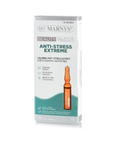 ANTI-STRESS EXTREME cu Hamamelis + Trufe + Bisabolol pentru Calmarea Pielii Iritate – Cutie cu 7 Fiole pentru 14 zile de tratament