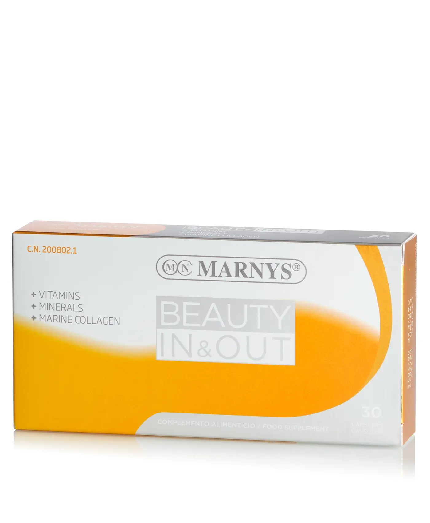 Beauty In & Out – Colagen Marin cu 18 Ingrediente Active pentru Păr, Ten, Piele, Unghii – 30 Gelule