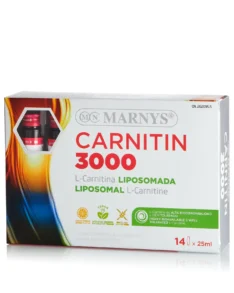 CARNITIN 3000 – L-Carnitină Lipozomală cu 3000 mg – Produs Vegan – 14 Fiole