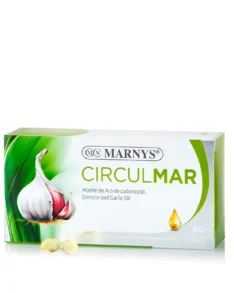 CIRCULMAR – Ulei de Usturoi 1000 mg pentru sanatatea inimii si a vaselor de sange – Produs bio – Cutie cu 60 gelule