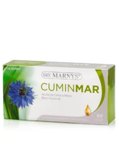 CUMINMAR – Supliment premium cu Ulei de Chimen Negru, continut bogat de Omega 6 si Timochinona pentru sanatatea inimii, a sistemului respirator, digestiv si bunastare generala – 60 capsule soft gel