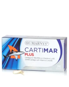Cartimar Plus – Cartilaj de Rechin + Vitamina C + Vitamina B6 pentru Articulații, Tendoane, Ligamente – 100% Natural – 60 Capsule