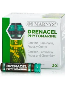 Drenacel Phytomarine cu Garcinia Cambogia + Fucus + Laminaria + Crom pentru Accelerarea Metabolismului și Normalizarea Proceselor Glandei Tiroide – Produs Vegan – 20 Fiole
