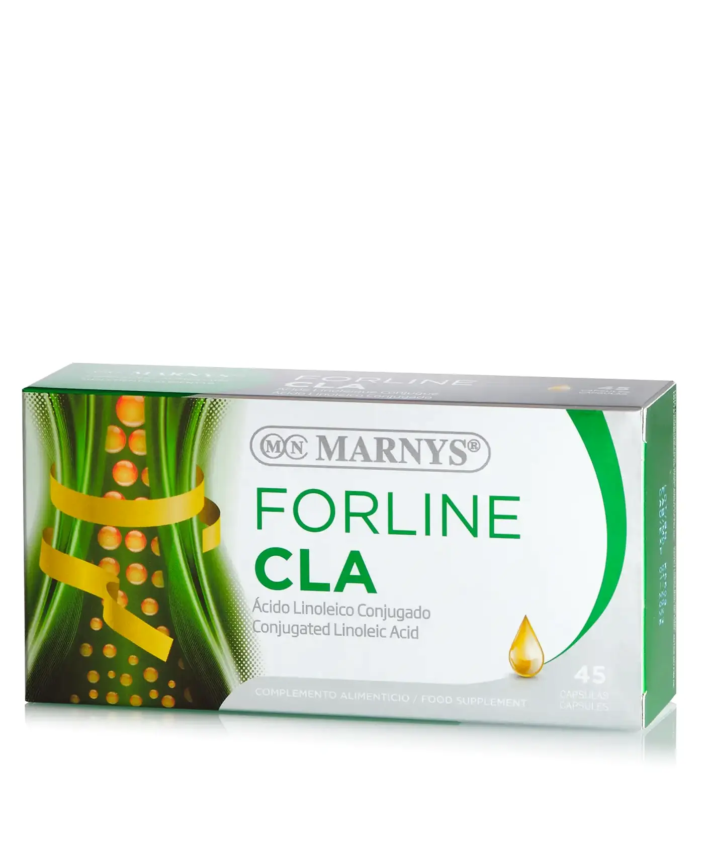 FORLINE CLA – Acid Linoleic Conjugat 2550 Mg per Doză Zilnică – 45 Gelule