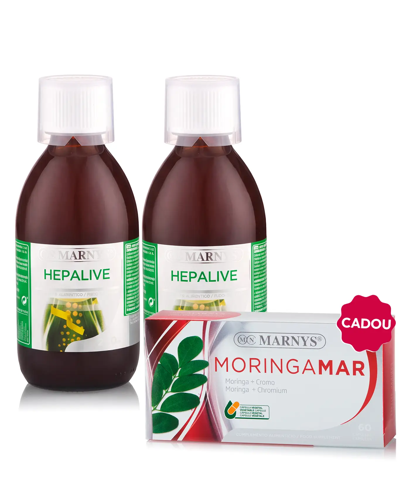 Pachet Ficat & Metabolism - 2 sticle × Hepalive + Cadou Moringamar
