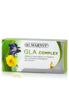 GLA Complex – Ulei de Borage + Ulei de Primula + Vitamina E pentru tenul matur cu aspect imbatranit – Produs vegan - 60 gelule