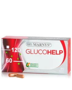 Glucohelp pentru Controlul Glicemiei și Diabetici – Remediu Natural - Produs Vegan – 60 Capsule