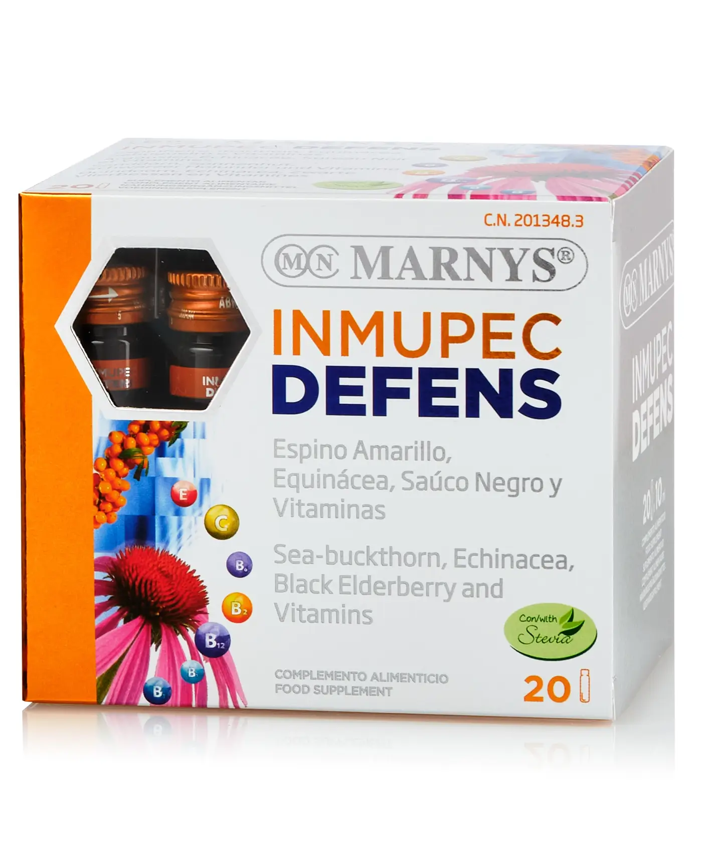 Inmupec Defens pentru Imunitate - Produs Vegan - 20 fiole - imagine 3