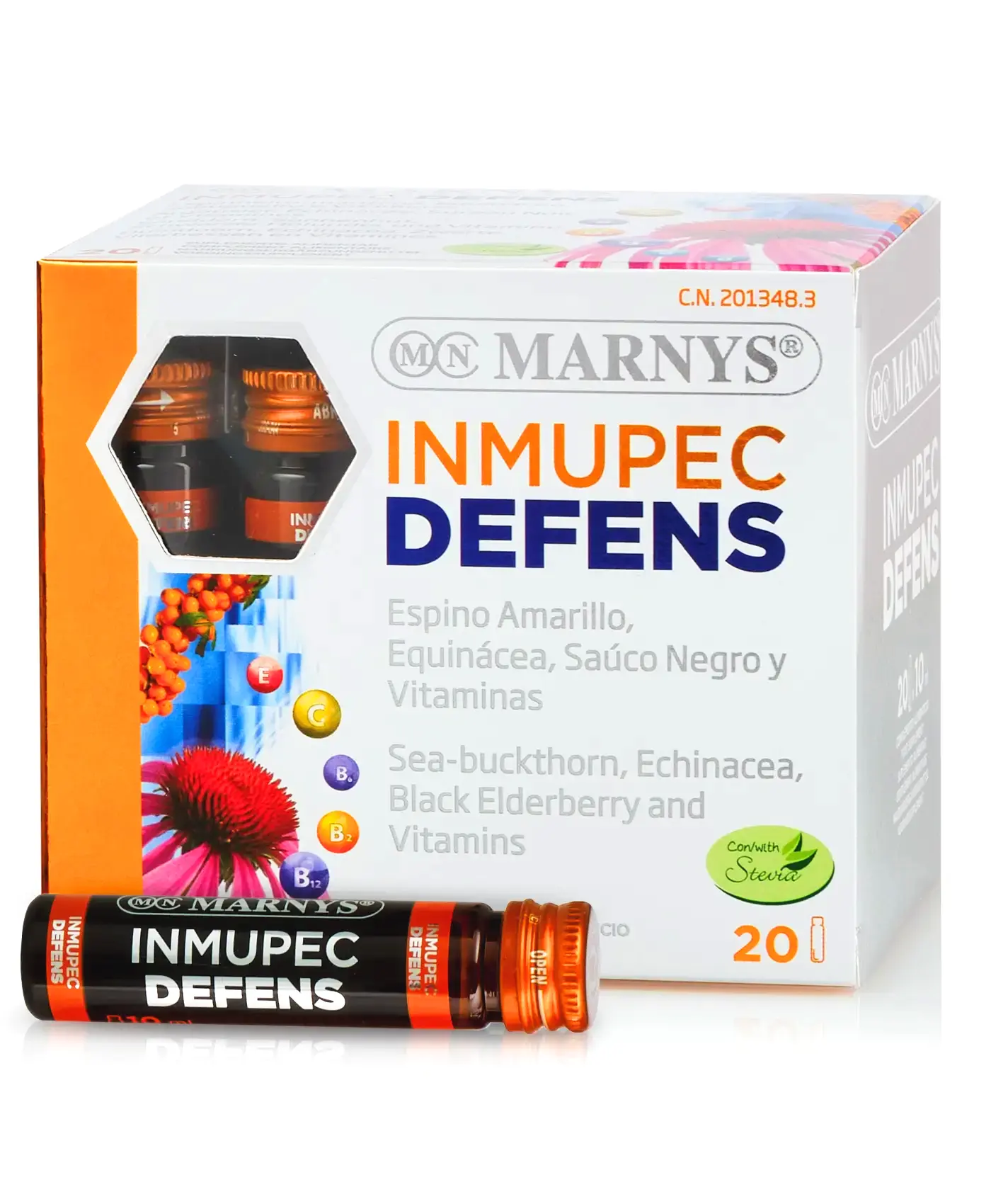 Inmupec Defens pentru Imunitate - Produs Vegan - 20 fiole