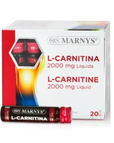 L-Carnitină Lichidă 2000 mg - Cu conținut 100% Vegan - 20 Fiole