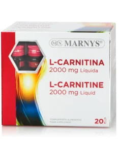 L-Carnitină Lichidă 2000 mg - Cu conținut 100% Vegan - 20 Fiole