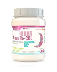NIGHT Case Re-COL cu Melatonină + 5-HTP + L- teanină + Vitamina B6 + Proteine din Lapte + Colostru + Enzime Digestive – Produs Lacto-vegetarian – Cutie cu 408 g (17 Serviri)