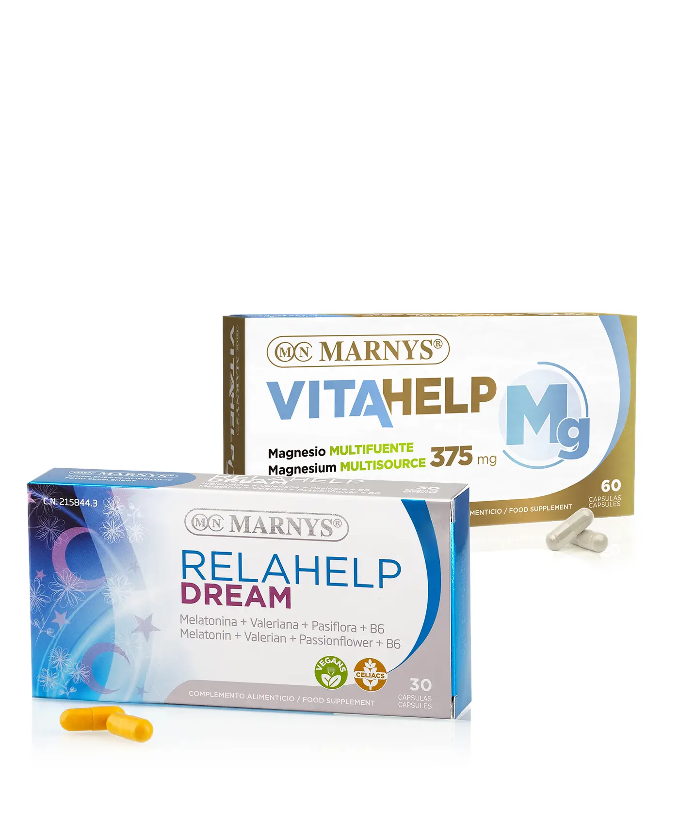 Noapte Liniștită – Duo Relaxare - Relahelp Dream si Magneziu Vitahelp
