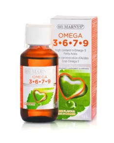 Omega 3, 6, 7, 9 Vegan pentru Memorie, Inimă, Colesterol, Piele și Articulații - 125 ml