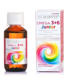 Omega 3+6 Junior – 100% Vegan – Sticlă cu 125 ml