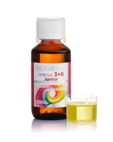 Omega 3+6 Junior – 100% Vegan – Sticlă cu 125 ml