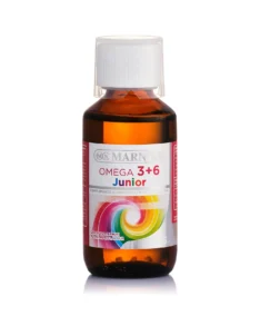 Omega 3+6 Junior – 100% Vegan – Sticlă cu 125 ml
