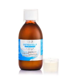 Osteohelp Complex Lichid – Calciu + Magneziu + Zinc + Vitamina D3 – Oase Puternice, Densitate Osoasă – Sticlă cu 250 ml