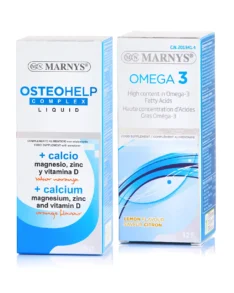 Pachet Densitate Osoasă, Sistem Cardiovascular și Memorie: Osteohelp Complex + Omega 3 Lichid