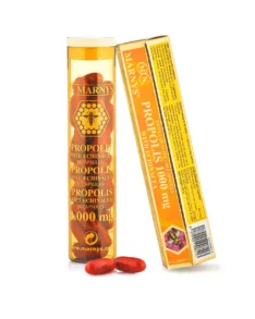Propolis 1000 Mg + Echinacea pentru Imunitate și Scurtarea Perioadelor de Gripă și Răceală – 30 Capsule