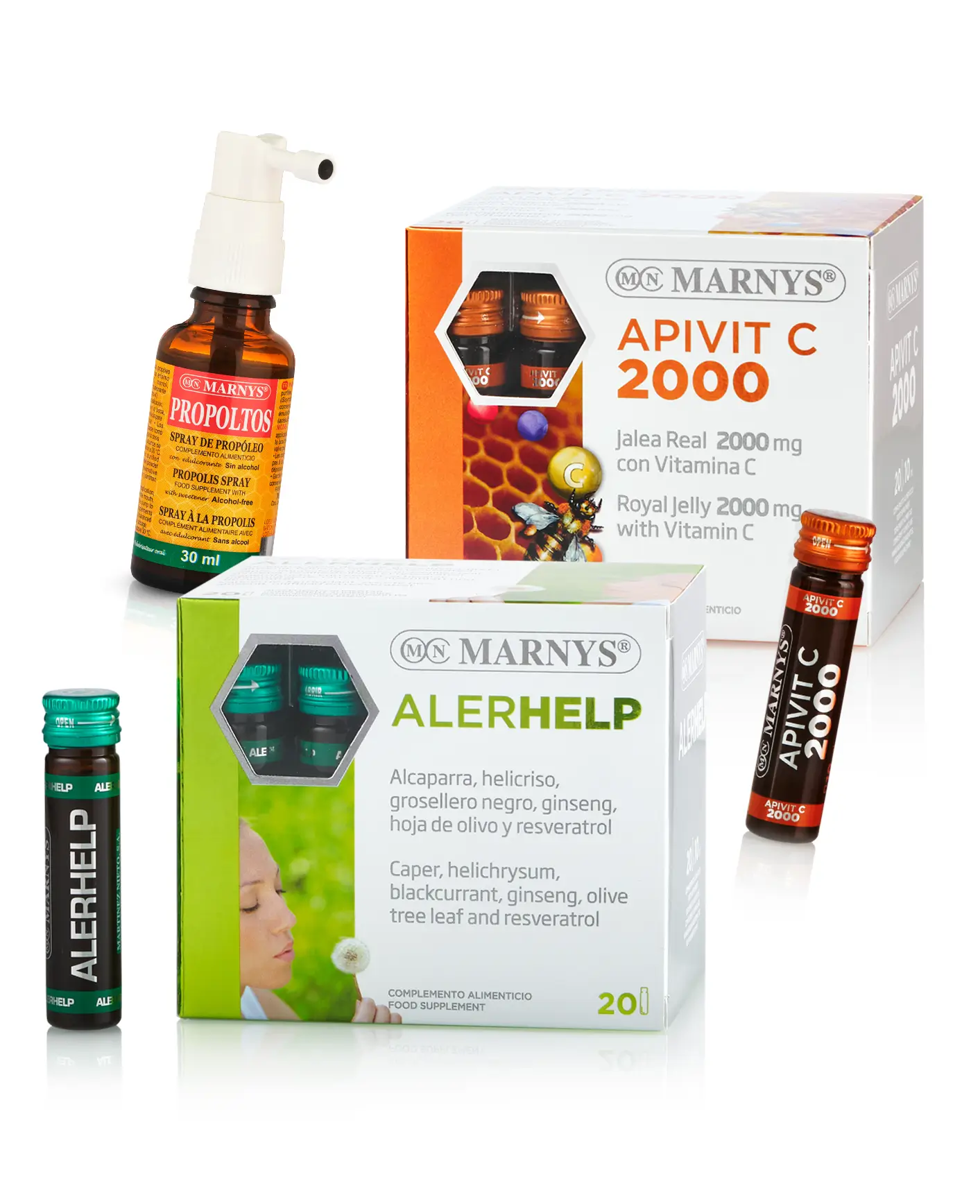 Răsuflare Liniștită – Trio Antialergie cu Alerhelp, Apivit C și Propoltos