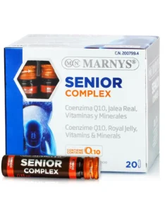 SENIOR COMPLEX – Coenzima Q10 cu 110mg + Lăptișor de Matcă + Vitamine + Minerale – Pentru Energie, Vitalitate și Imunitate odată cu Înaintarea în Vârstă – 20 Fiole