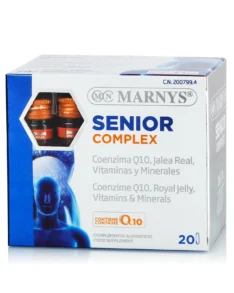 SENIOR COMPLEX – Coenzima Q10 cu 110mg + Lăptișor de Matcă + Vitamine + Minerale – Pentru Energie, Vitalitate și Imunitate odată cu Înaintarea în Vârstă – 20 Fiole