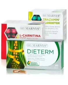 Super-Pachet Accelerare Metabolism, Curățare Intestinală și Detoxifiere: L-carnitină + Dieterm + Trazamin Clordetox