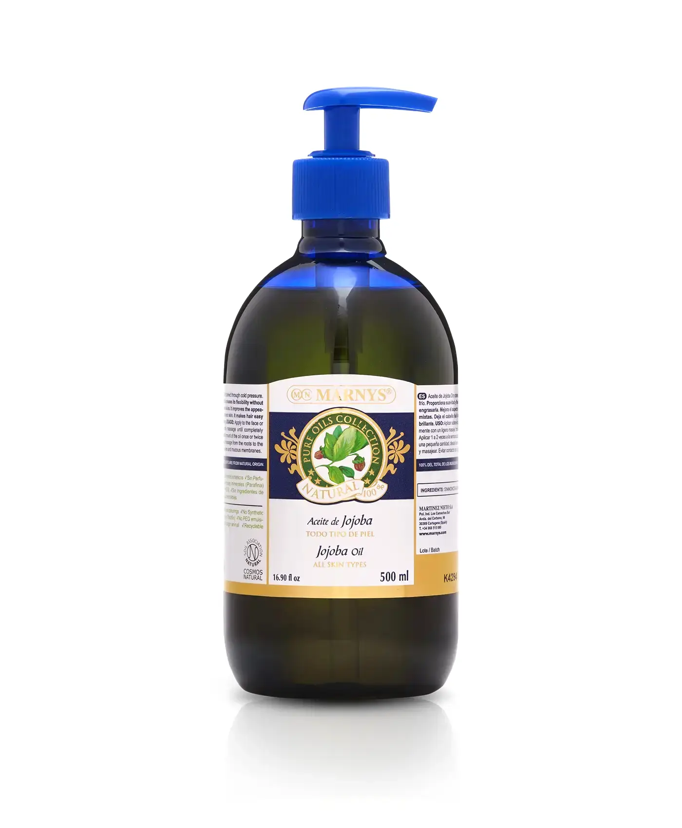 Ulei de Jojoba 100% natural pentru toate tipurile de piele – Produs vegan – sticla cu 500 ml
