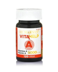 Vitamina A VITAHELP (Palmitat de Retinil) cu 5000 UI per Doză Zilnică – Cutie cu 120 Capsule