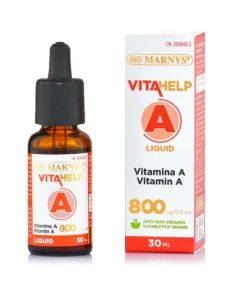 Vitamina A Lichidă din β-caroten - 100% Naturală și Vegană - 30 ml